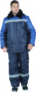 Костюм РЕГИОН зимний, т/синий-василёк