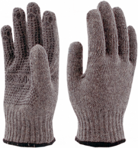 Перчатки полушерстяные ЗИМА®ПВХ