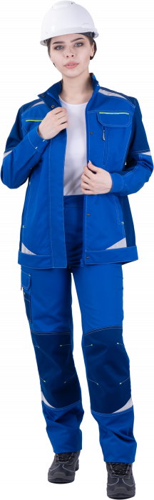 Куртка ТУРБО SAFETY летняя, василек-синий, женская
