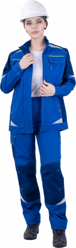 Куртка ТУРБО SAFETY летняя, василек-синий, женская