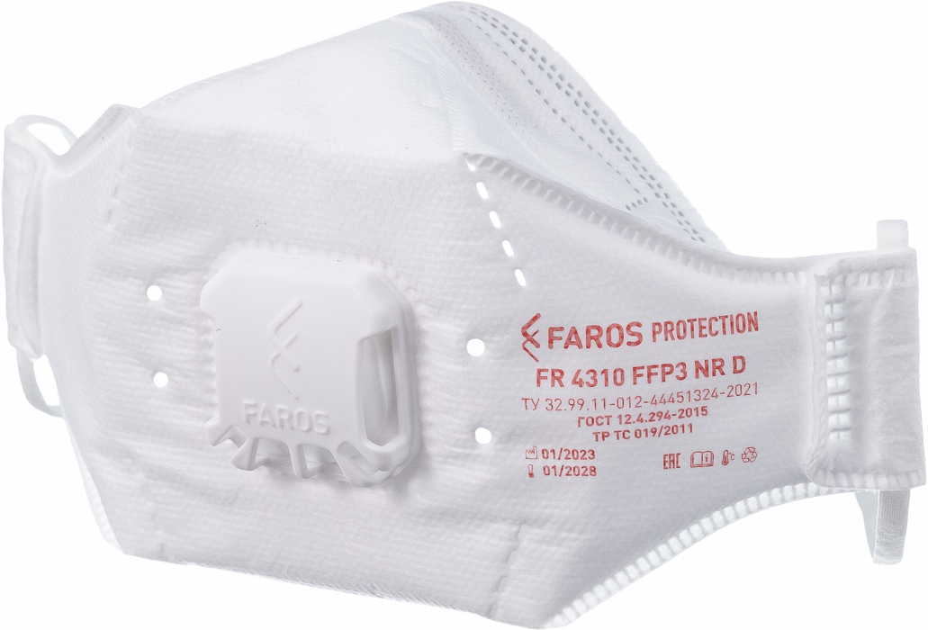 Респиратор FR 4310 PREMIUM, FFP3 NR D, с клапаном