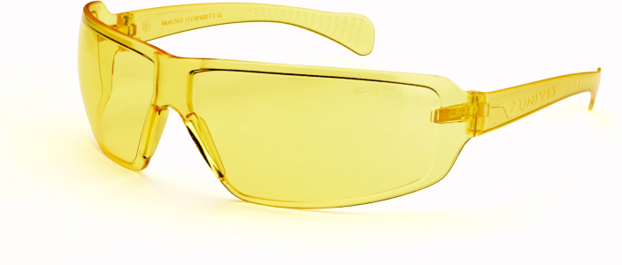 Очки UNIVET™ 553 ZERO NOISE (553Z.01.01.03), желтые