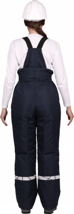 Брюки ВИРАЖ НЕО зимние, т/синие, женские