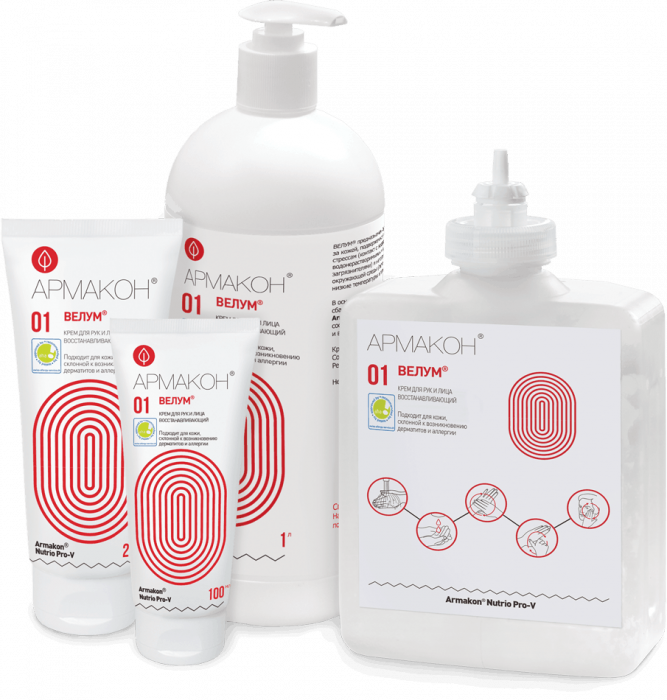 Крем ВЕЛУМ питательный регенерирующий 1 л с дозирующей насадкой