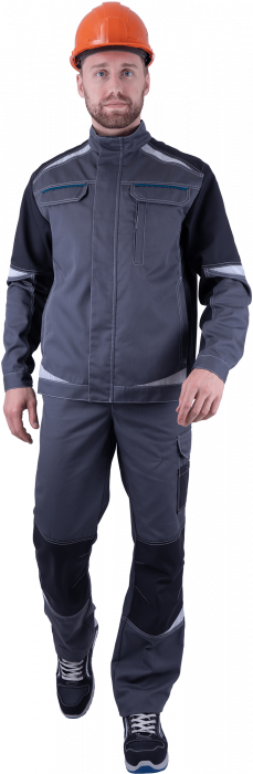 Куртка ТУРБО SAFETY летняя, серая-т.серая